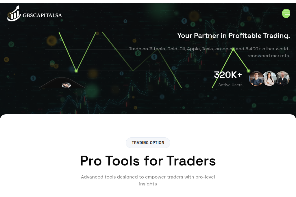 Screenshot of gbscapitalsa.com