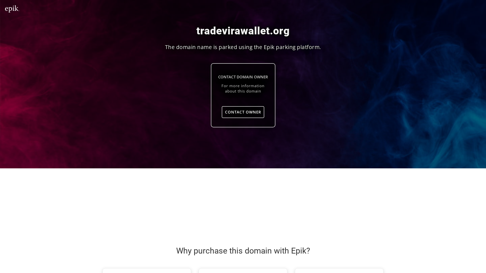 Screenshot of tradevirawallet.org