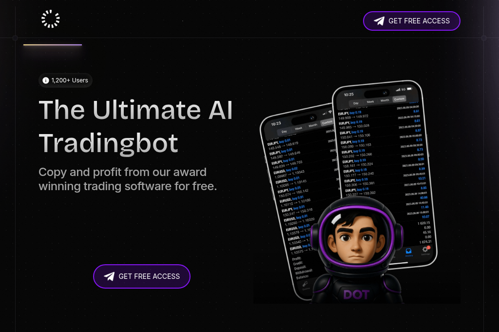 Screenshot of dotoverthinktrading.com