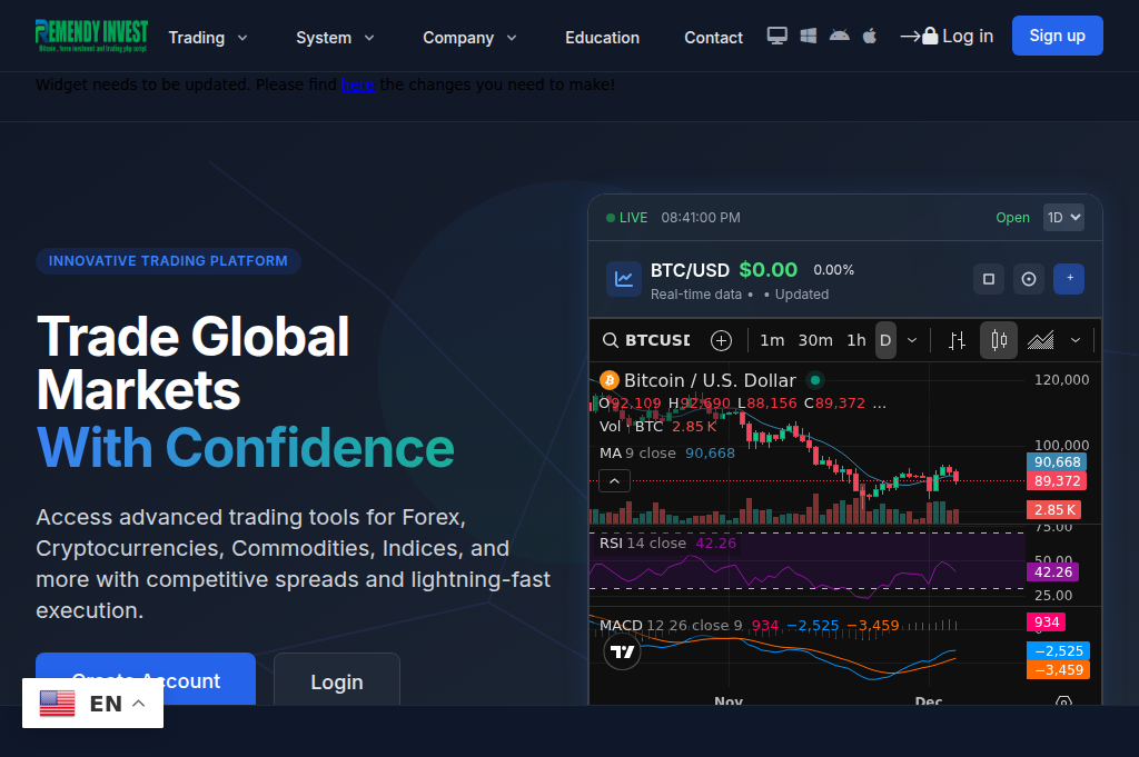 Screenshot of trustprofitplus.com