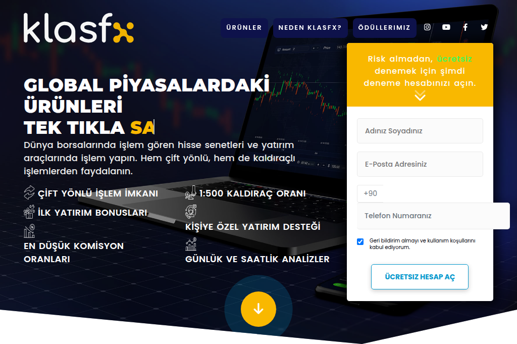 Screenshot of klasfxtr.co
