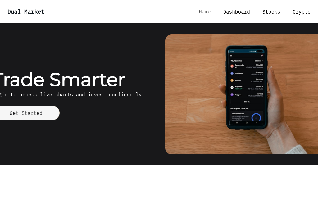 Screenshot of dualmarketexchange.com