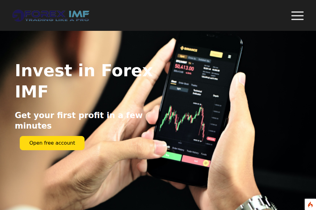 Screenshot of foreximftradings.com