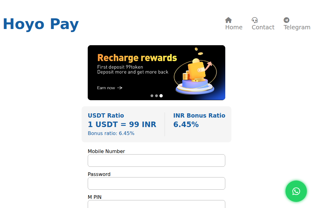 Screenshot of hoyopay.sbs