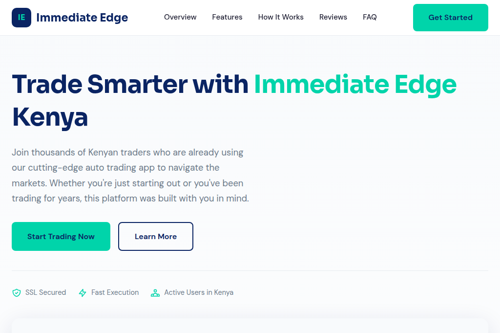 Screenshot of immediateedgekenya.com