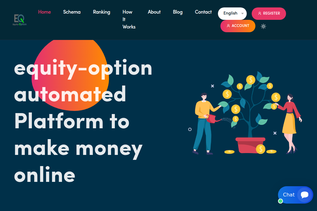 Screenshot of equity-options.online