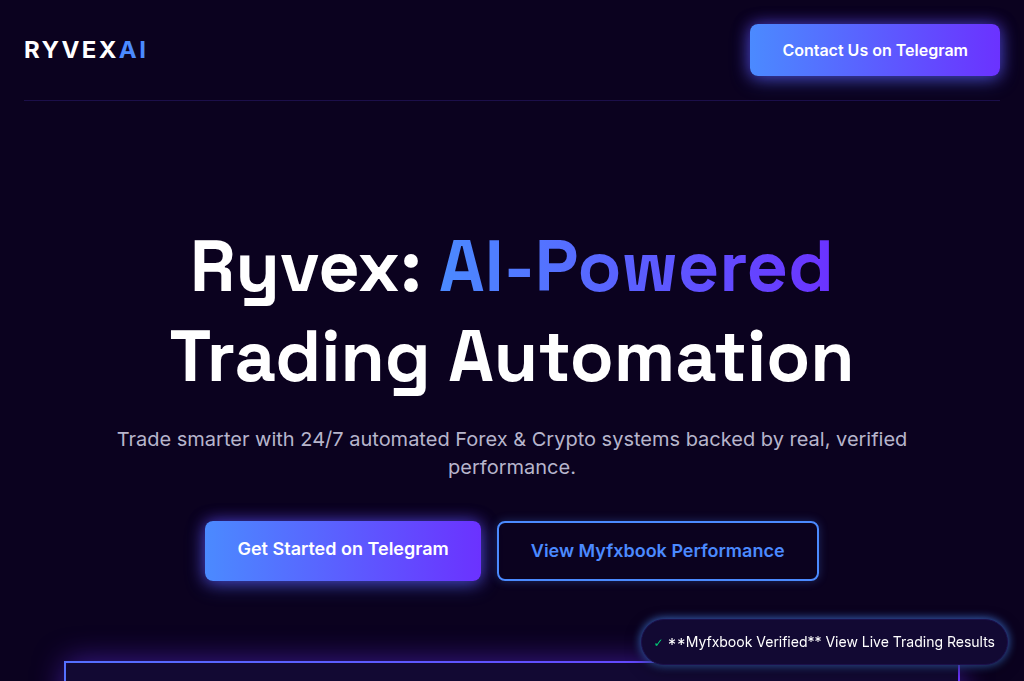 Screenshot of ryvex.ai