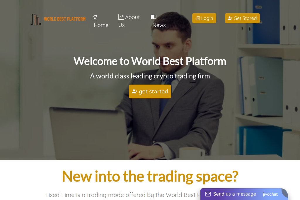 Screenshot of worldbesstplatform.com