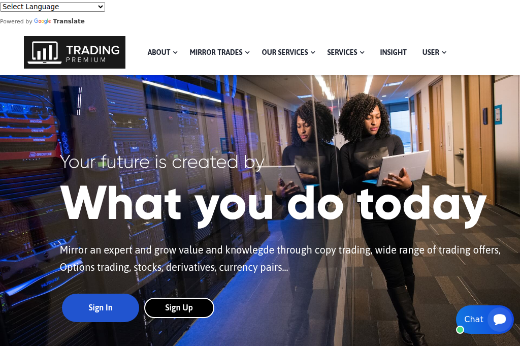 Screenshot of premiumtcapital.org