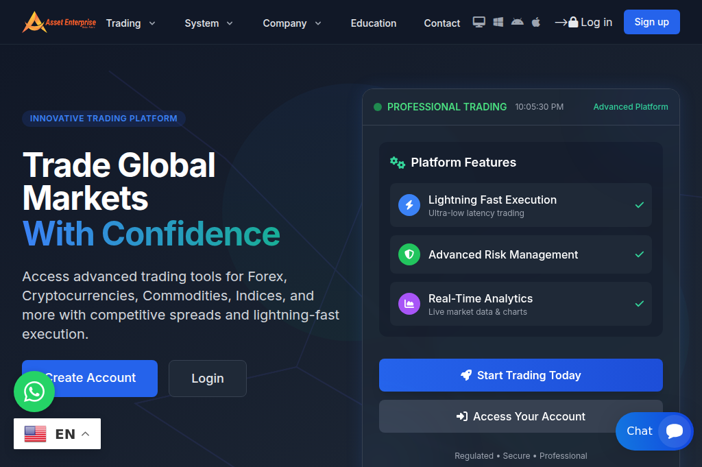 Screenshot of assetenterprise.live