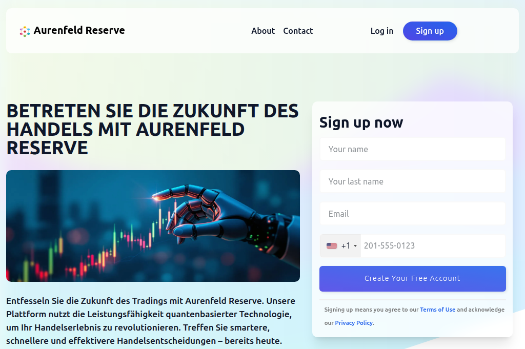 Screenshot of aurenfeldreservepro.de