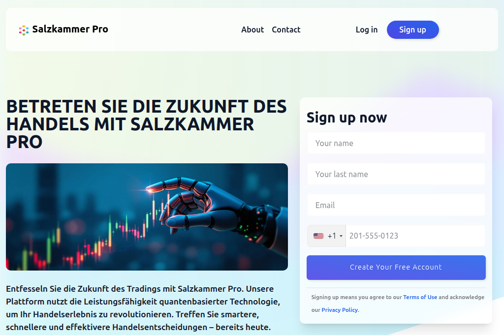 Screenshot of salzkammerproapp.de