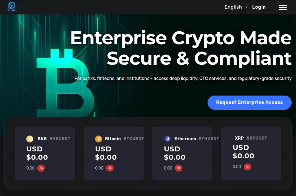 Screenshot of bitluxexc.com