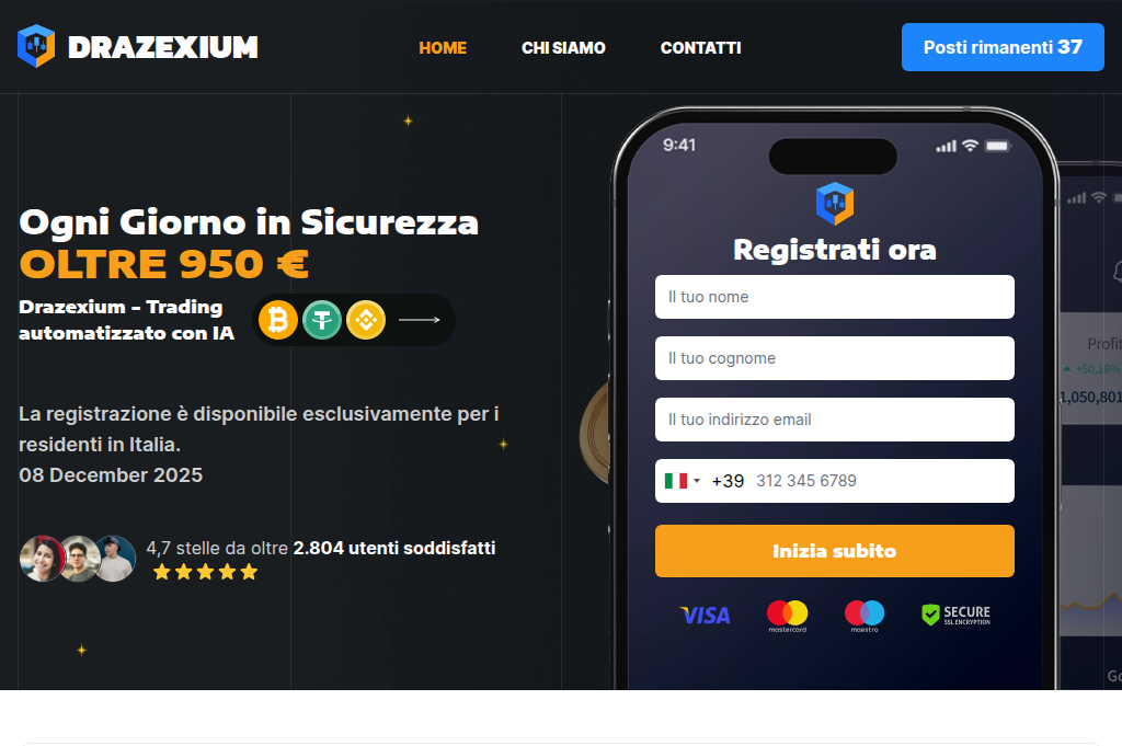 Screenshot of drazexiumapp.org