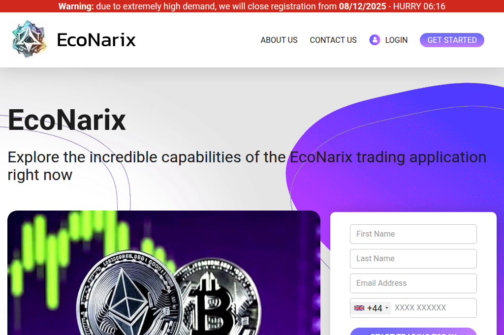 Screenshot of econarix-bot.com