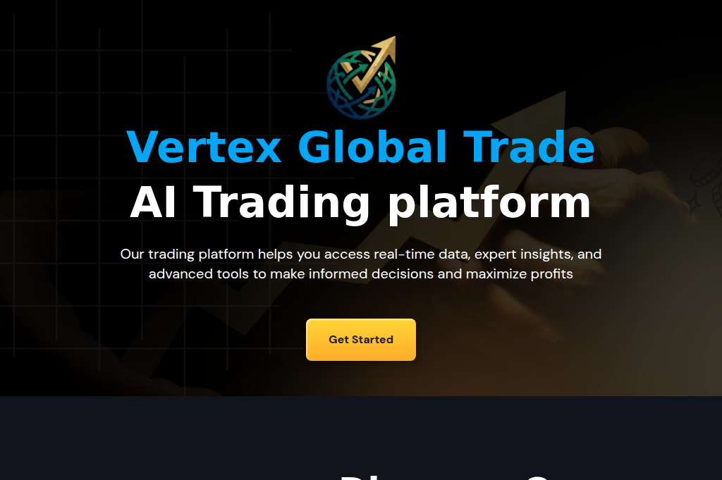 Screenshot of vertexglobaltrade.live