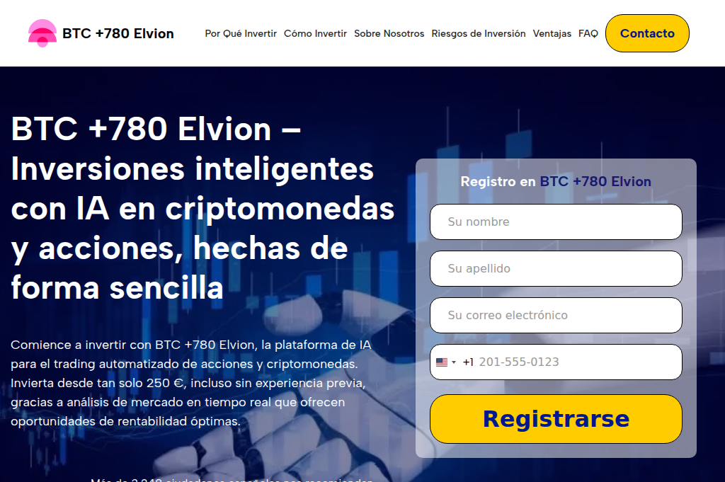 Screenshot of btc780-elvion.net