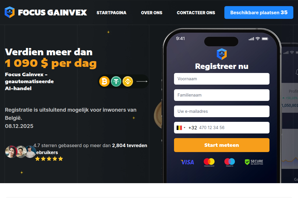Screenshot of focus-gainvex.com
