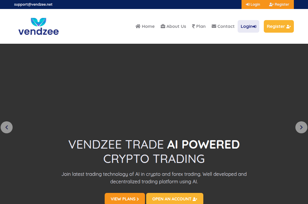 Screenshot of vendzee.net