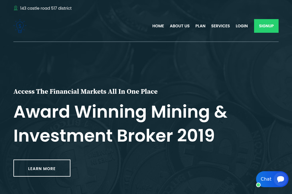 Screenshot of minesparks.com