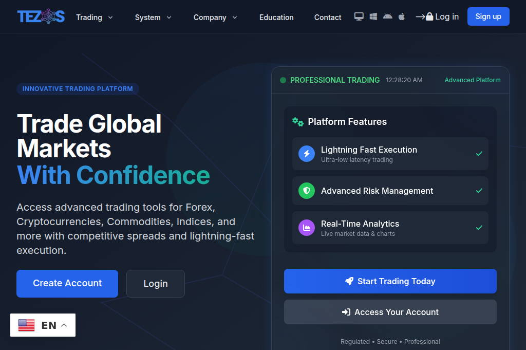 Screenshot of tezosofficial.online