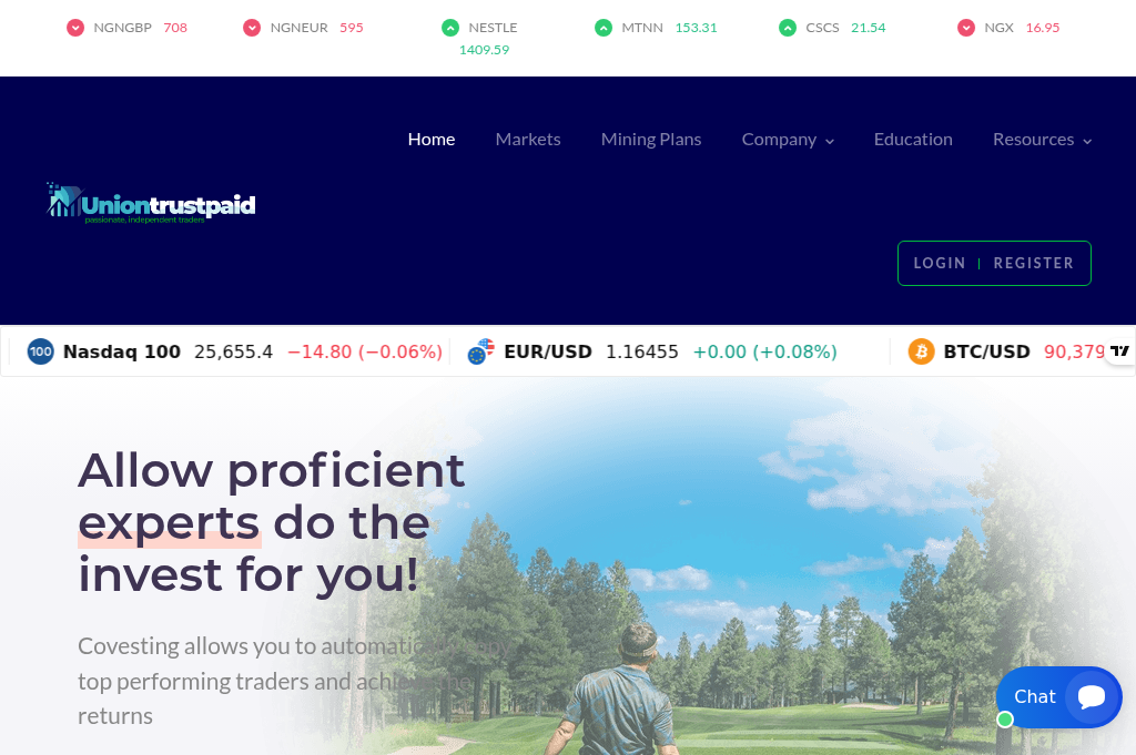 Screenshot of union-trust-paid.com