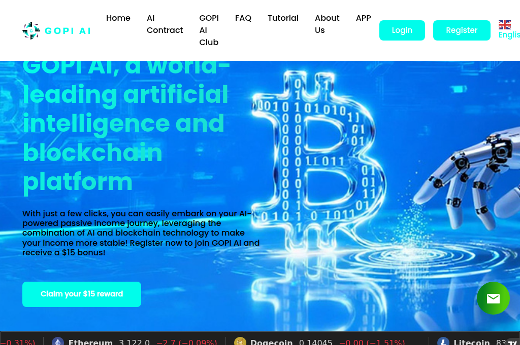 Screenshot of gopiai.com