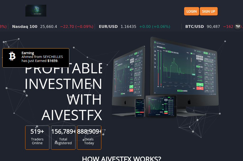 Screenshot of cryptoinvestmentstocks.com