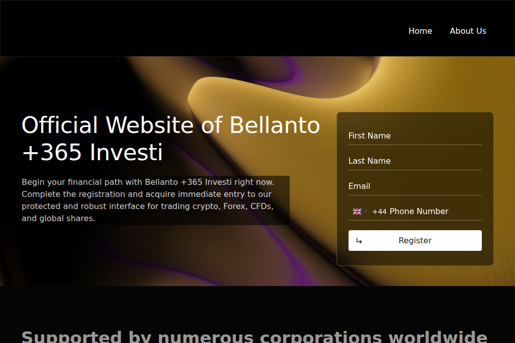 Screenshot of bellantoinvesti.com