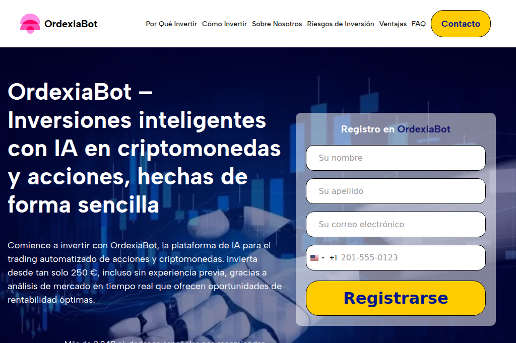 Screenshot of ordexia-bot.net