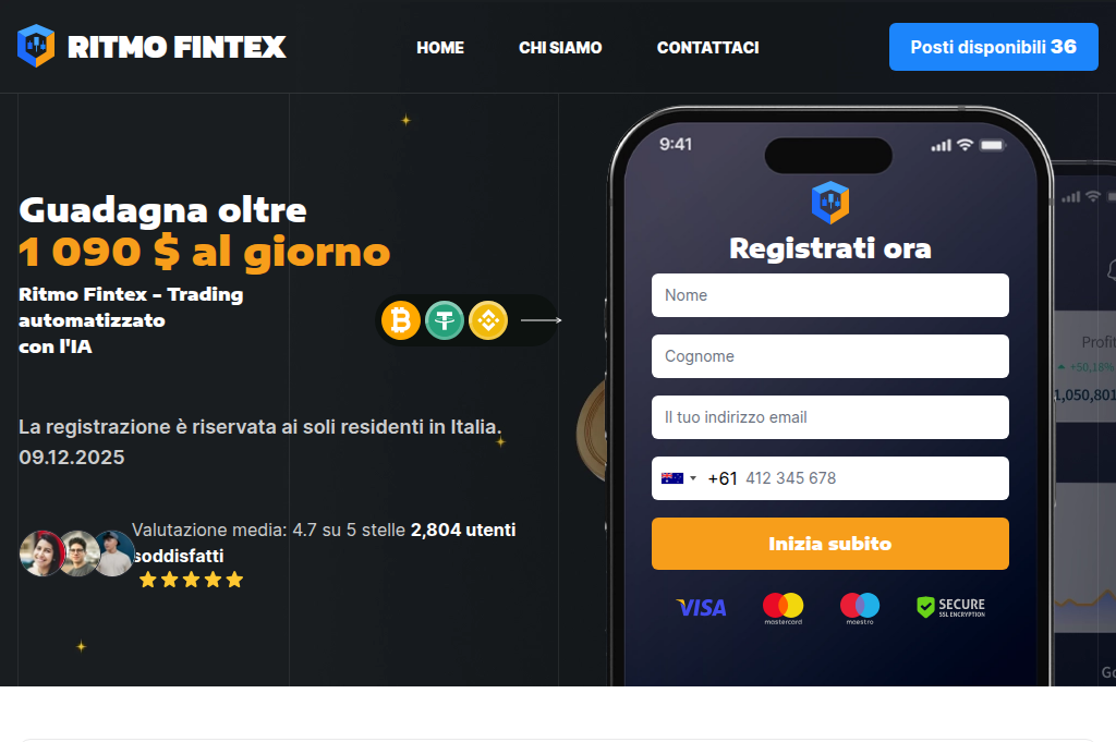 Screenshot of ritmo-fintex.com