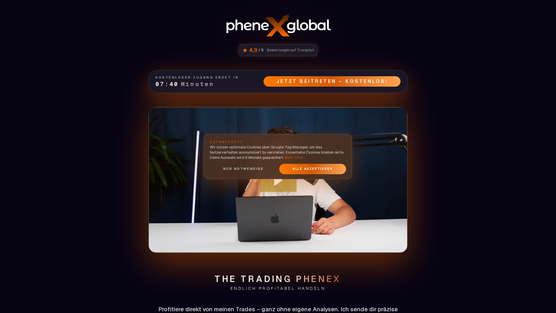 Screenshot of phenexglobal.com