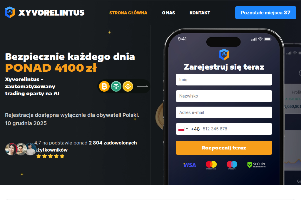 Screenshot of xyvorelintusinvest.com