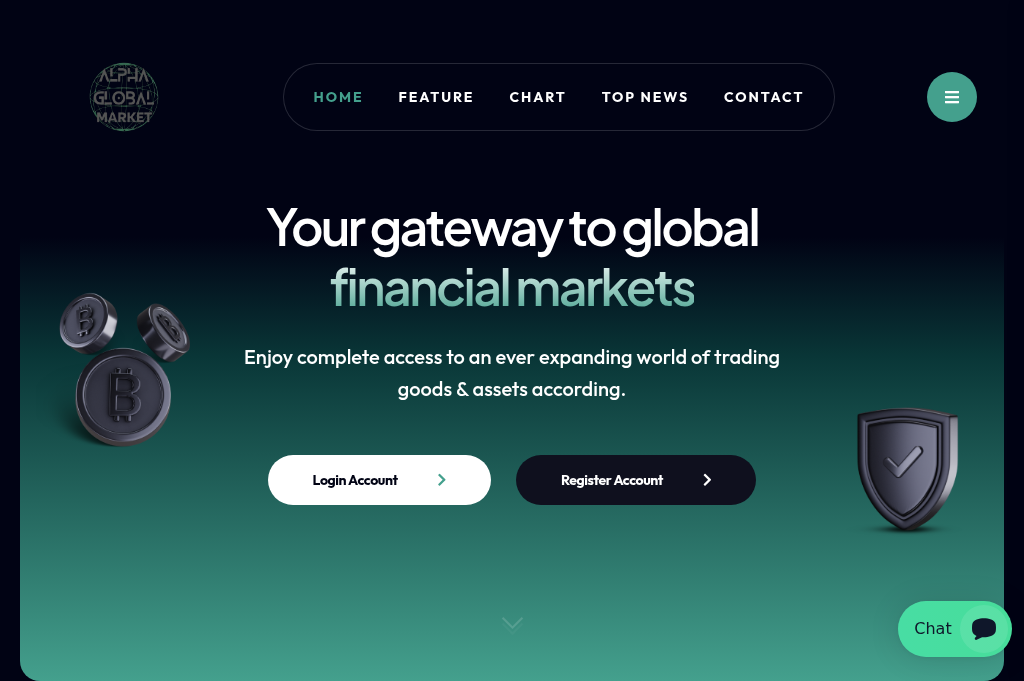 Screenshot of alphaglobalmarkets.click