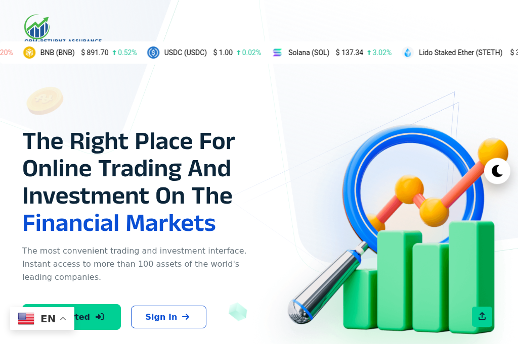 Screenshot of opmreturnsassured.com