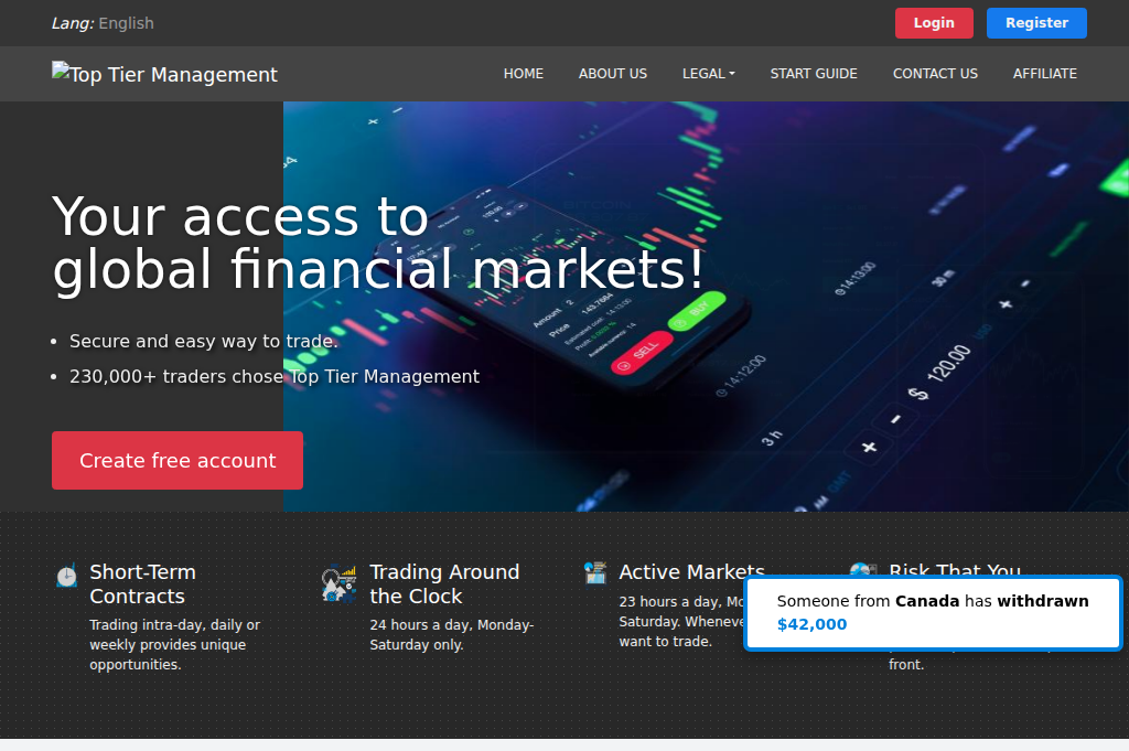 Screenshot of toptiermngt.com