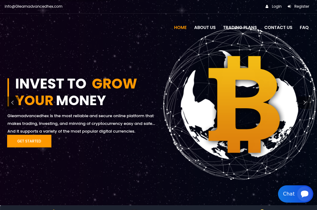 Screenshot of gleamadvancedhex.com