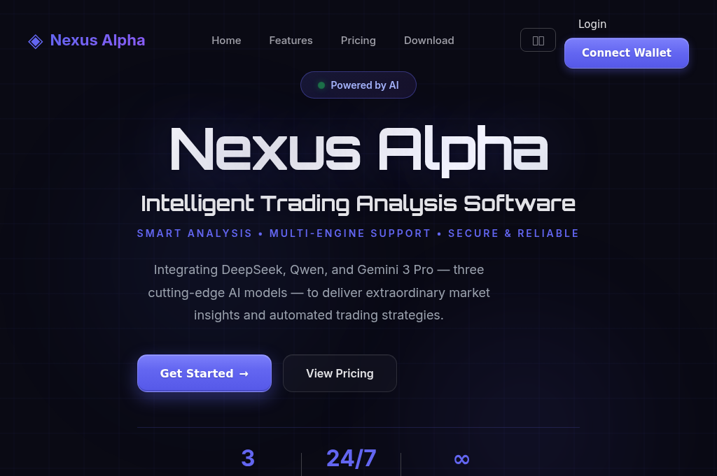 Screenshot of nexusalpha.top
