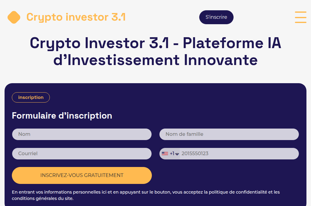 Screenshot of cryptoinvestor3.org