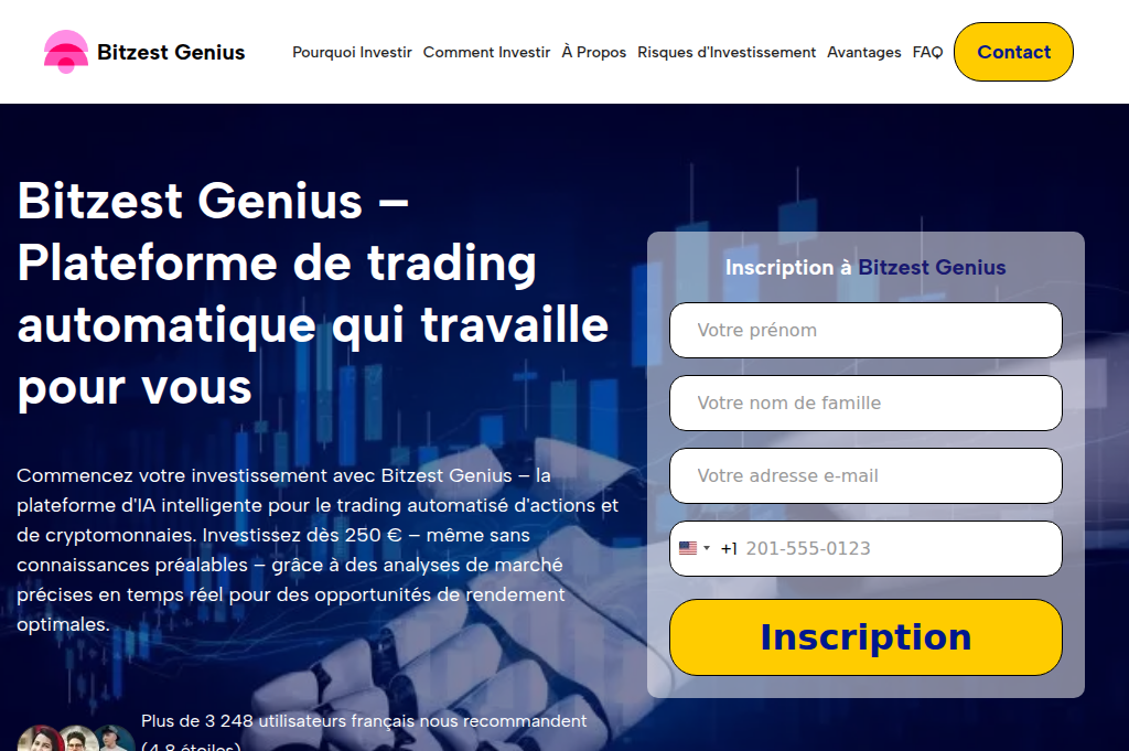 Screenshot of bitzestgenius-invest.com