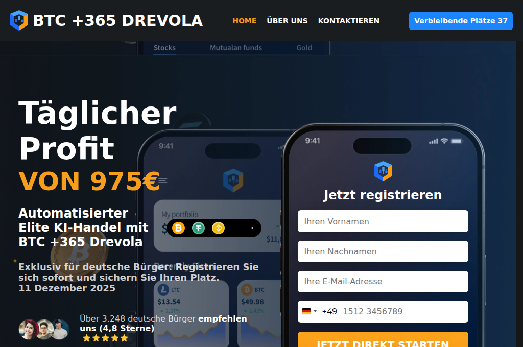 Screenshot of btc365drevola.com