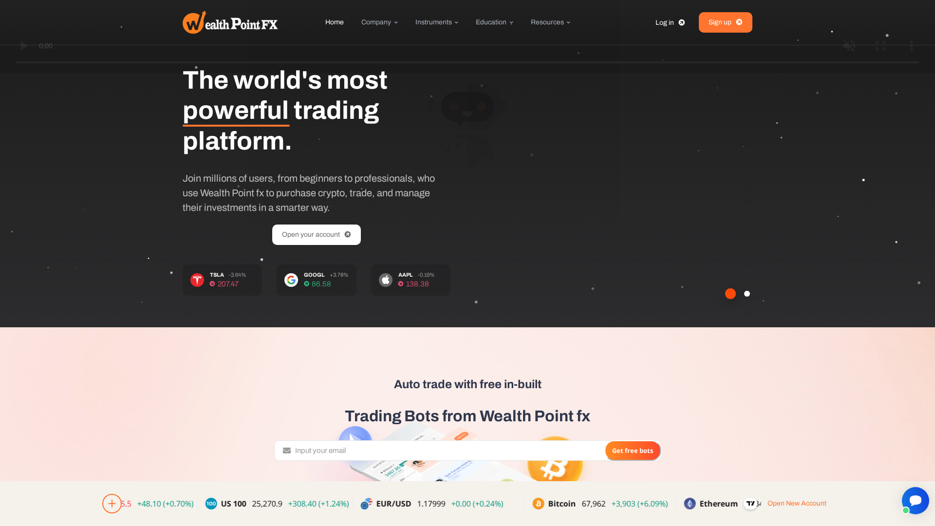 Screenshot of wealthprosfx.org