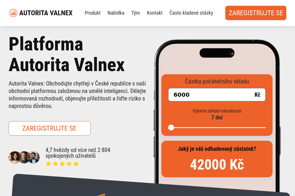 Screenshot of autoritavalnex.net