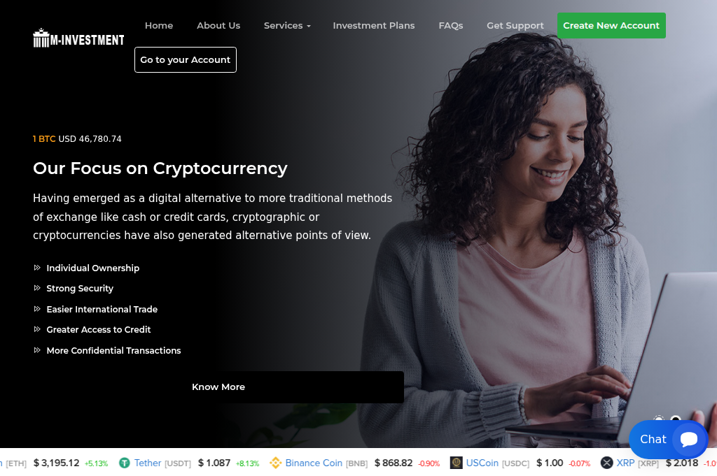 Screenshot of m-investmentetf.net