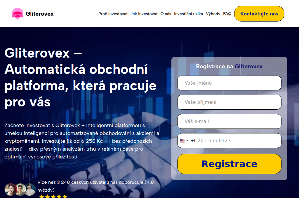 Screenshot of gliterovexai.com