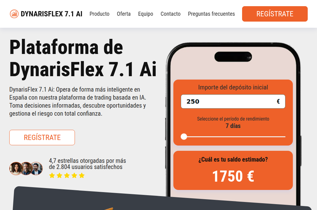 Screenshot of dynaris-flex71ai.com