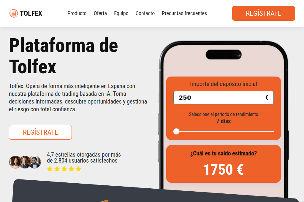 Screenshot of tolfex-es.net