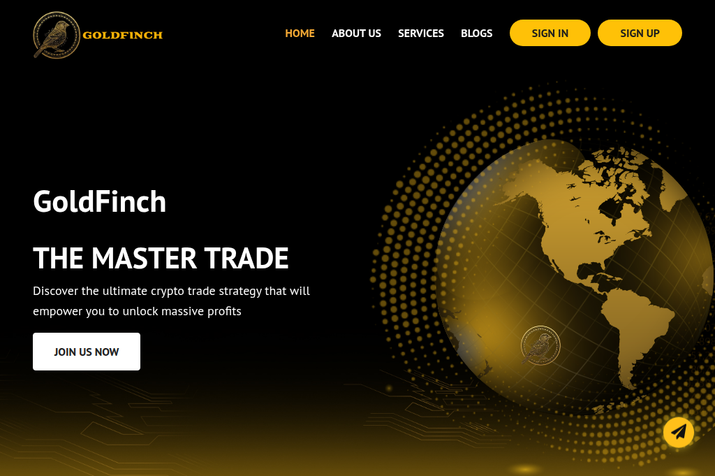 Screenshot of goldfinch.trade