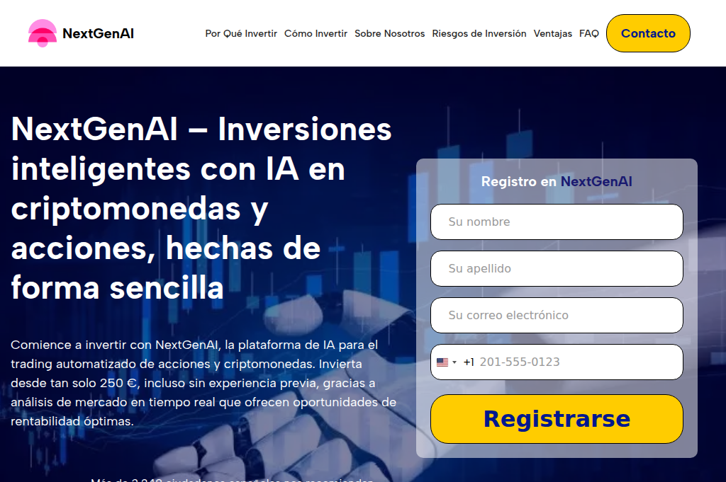 Screenshot of nextgenaiinvest.com