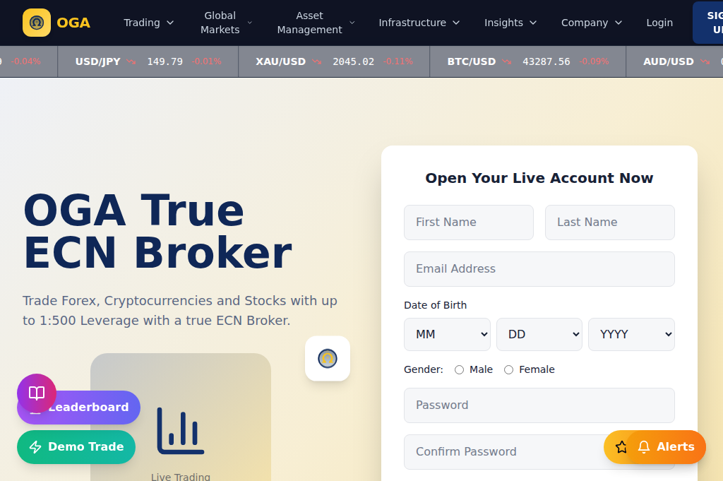 Screenshot of omegaglobalass.com